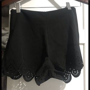 Dressy black shorts